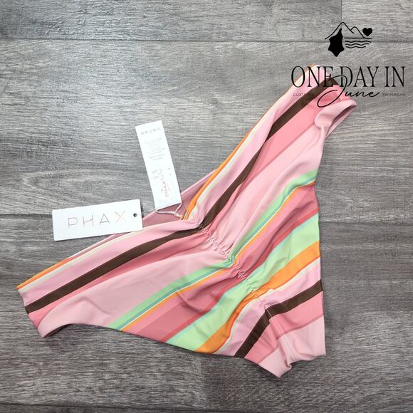 Phax Striped Cheeky Bikini Bottom Size M - Picture 5 of 5